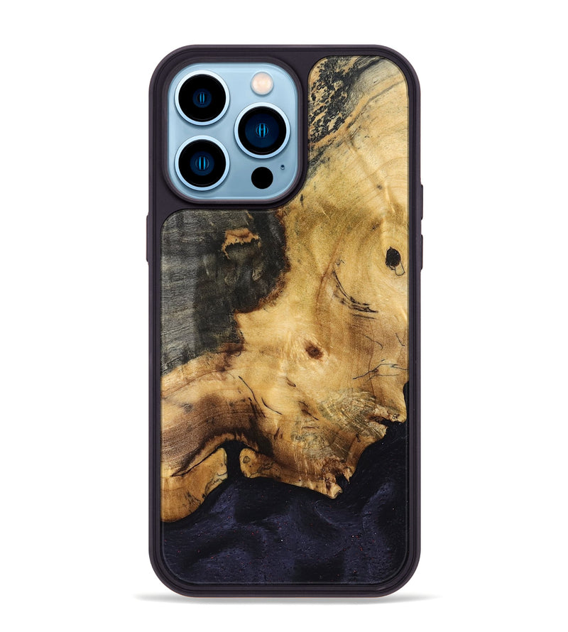 iPhone 14 Pro Max Wood Phone Case - Lillian (Wood Burl, 832909)