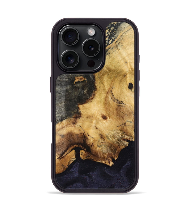 iPhone 16 Pro Wood Phone Case - Lillian (Wood Burl, 832909)