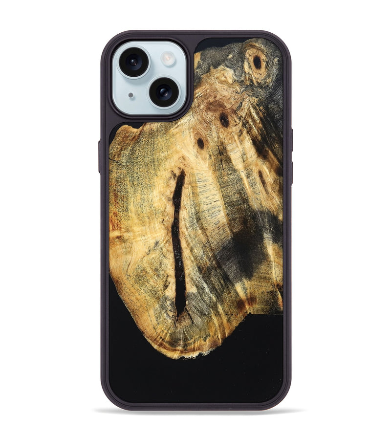iPhone 15 Plus Wood Phone Case - Tawanda (Wood Burl, 832912)