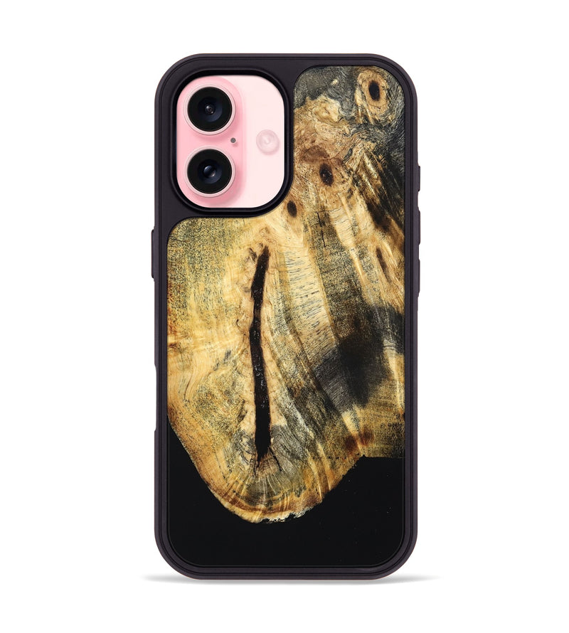 iPhone 16 Wood Phone Case - Tawanda (Wood Burl, 832912)