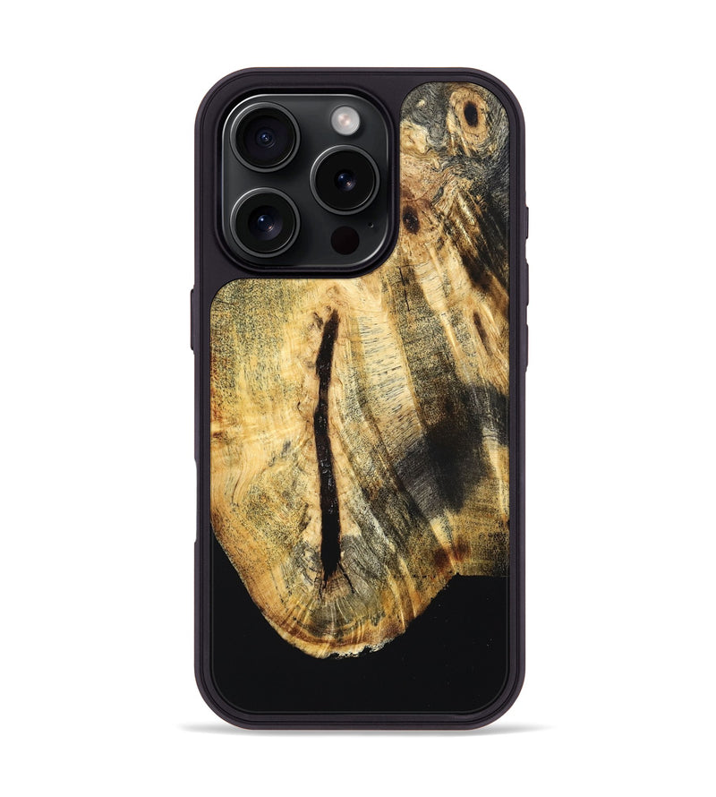 iPhone 16 Pro Wood Phone Case - Tawanda (Wood Burl, 832912)