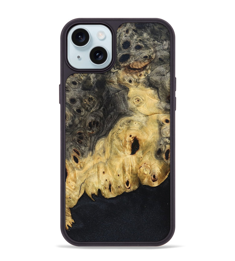iPhone 15 Plus Wood Phone Case - Myrtis (Wood Burl, 832913)