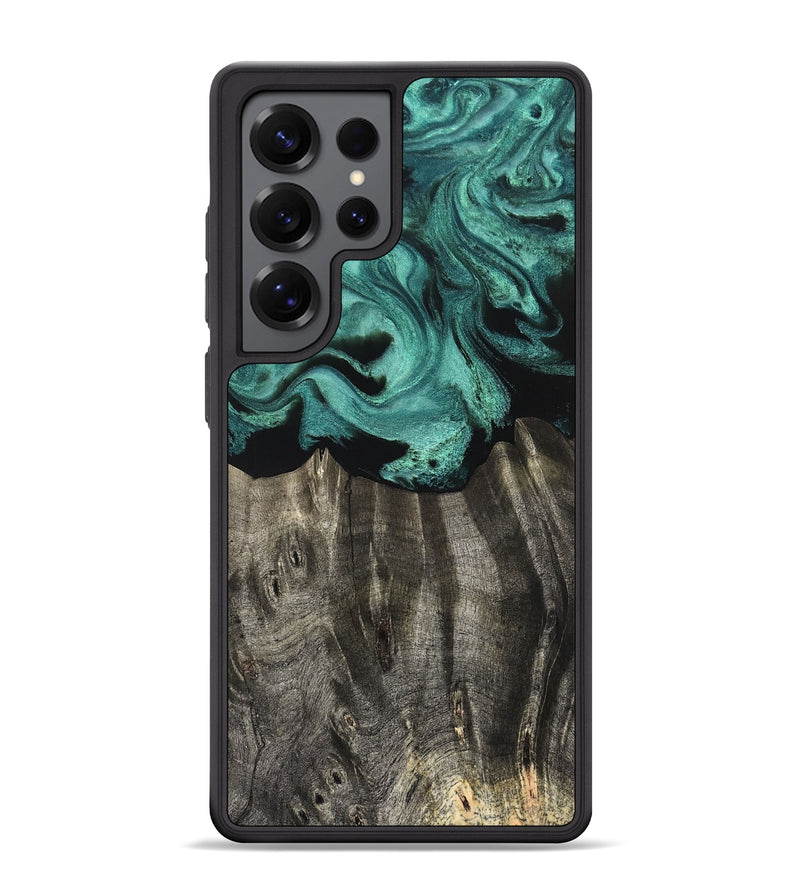 Galaxy S25 Ultra Wood Phone Case - Carmela (Green, 832921)
