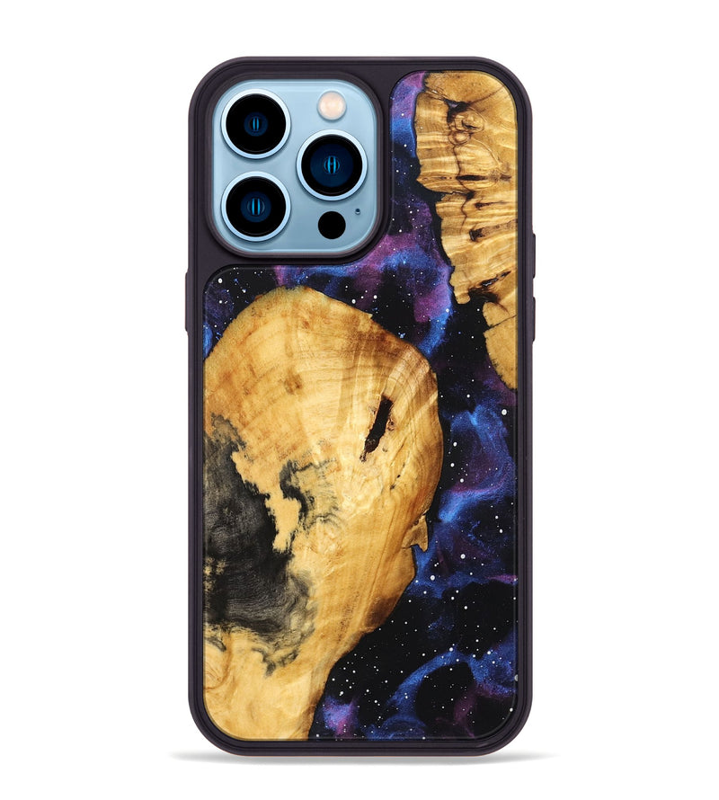 iPhone 14 Pro Max Wood Phone Case - Carly (Cosmos, 832922)