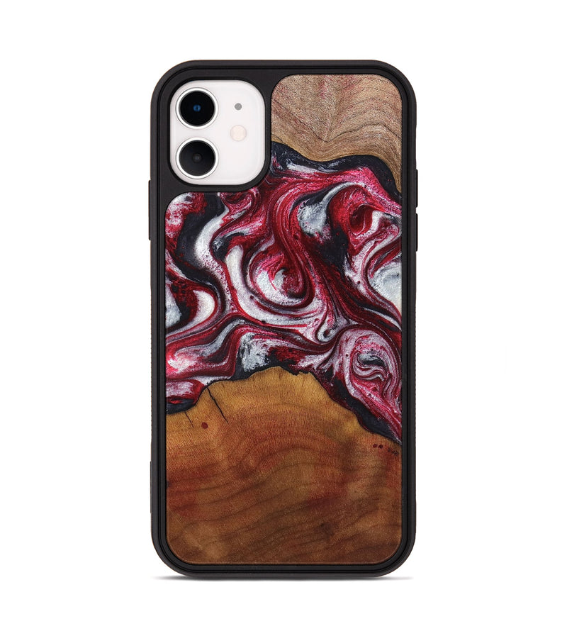 iPhone 11 Wood Phone Case - Rollie (Red, 832937)