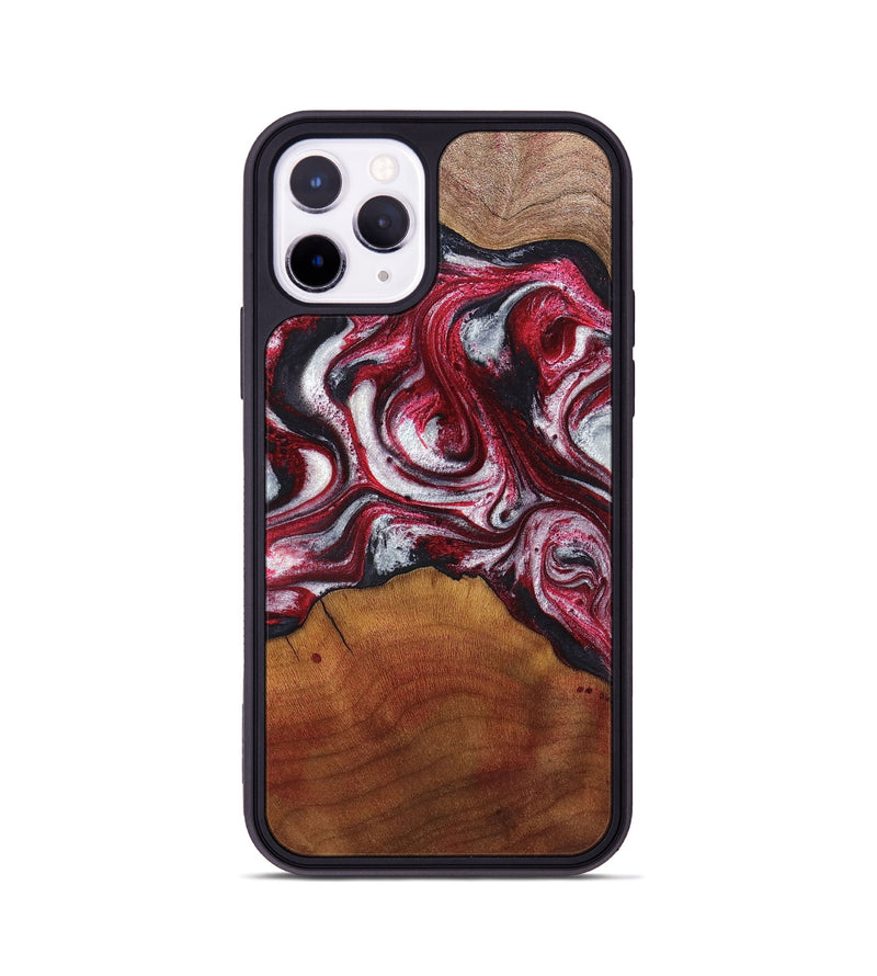 iPhone 11 Pro Wood Phone Case - Rollie (Red, 832937)