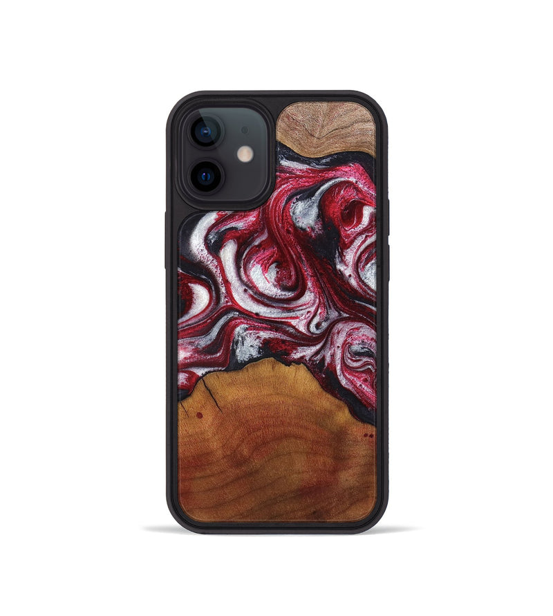 iPhone 12 mini Wood Phone Case - Rollie (Red, 832937)