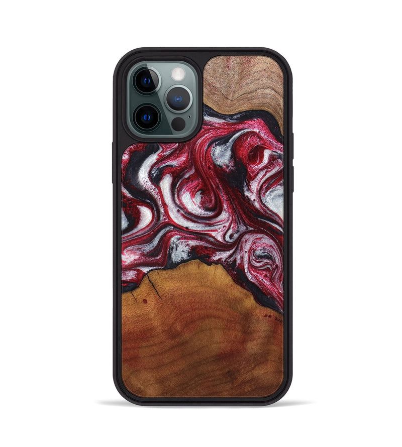 iPhone 12 Pro Wood Phone Case - Rollie (Red, 832937)