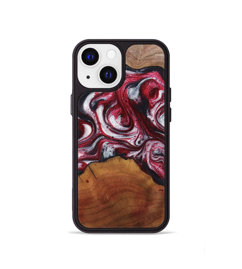 iPhone 13 mini Wood Phone Case - Rollie (Red, 832937)