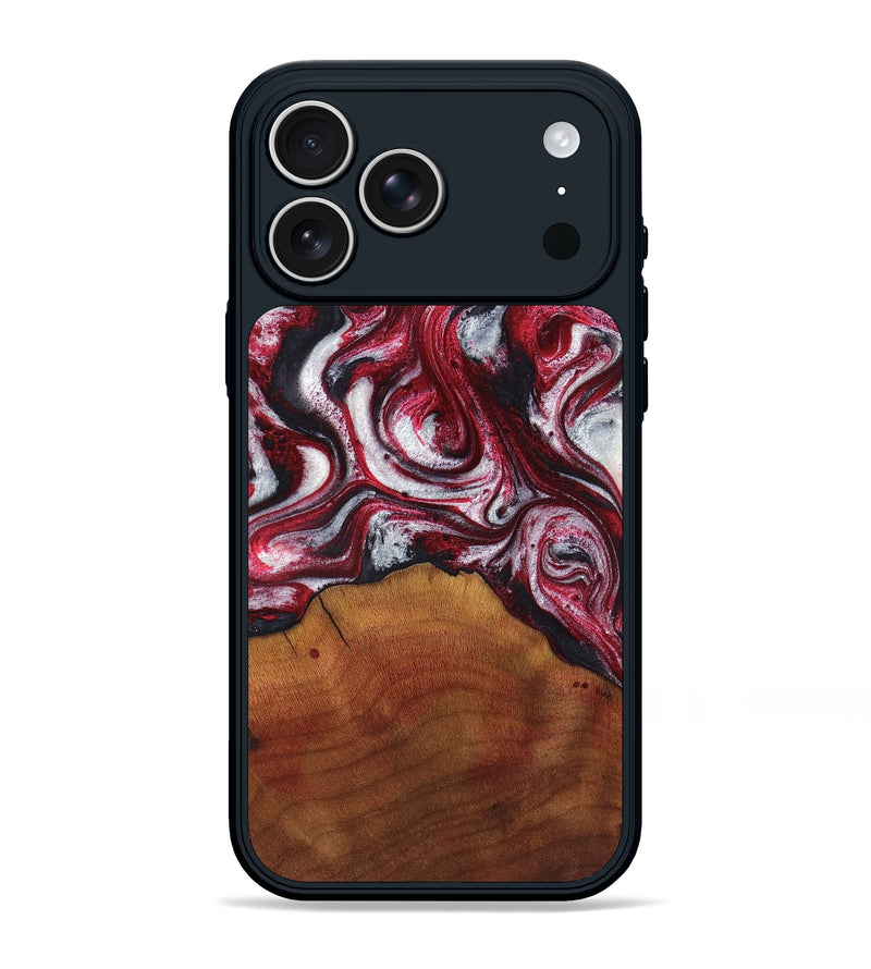 iPhone 17 Pro Max Wood Phone Case - Rollie (Red, 832937)