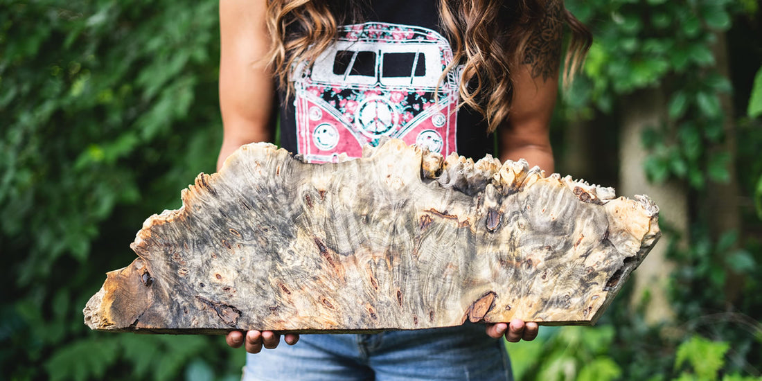 Live Edge Case Burl