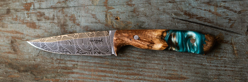 
    Damascus Field Knives (Sold Out)