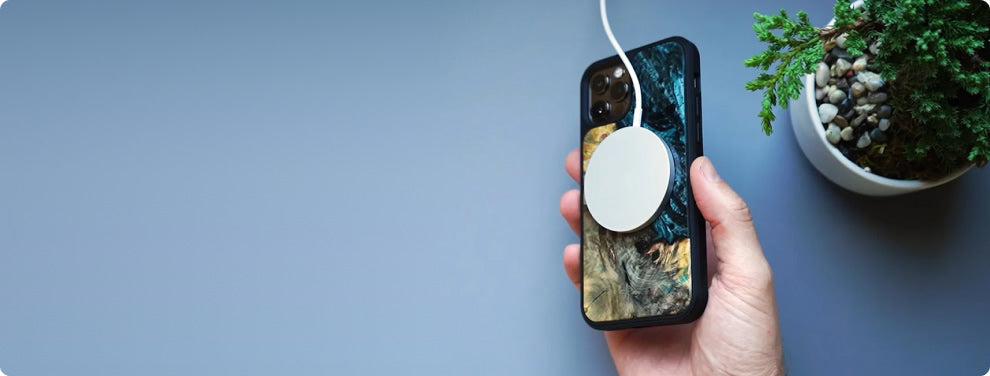 Magsafe Compatible Phone Case with Qi Charger