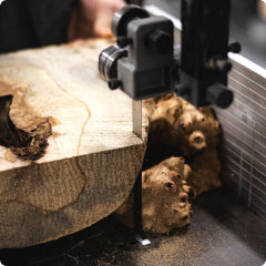 Carved Process Step 1 Wood Burl Cutting