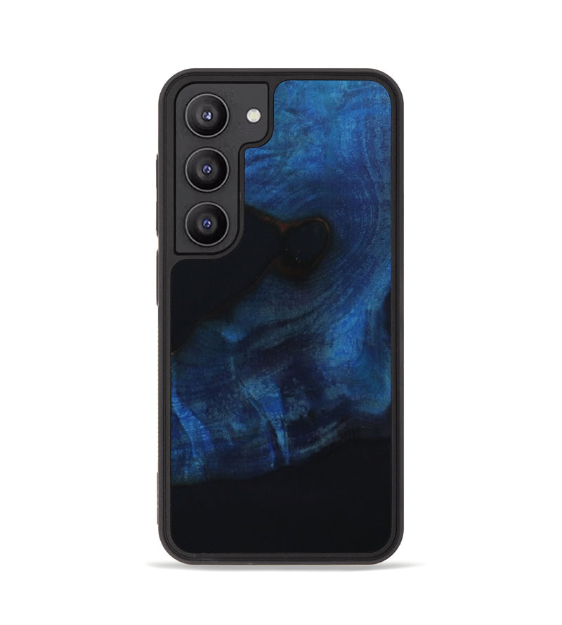Galaxy S23 Wood+Resin Phone Case - Ernest (Black & White, 648730)
