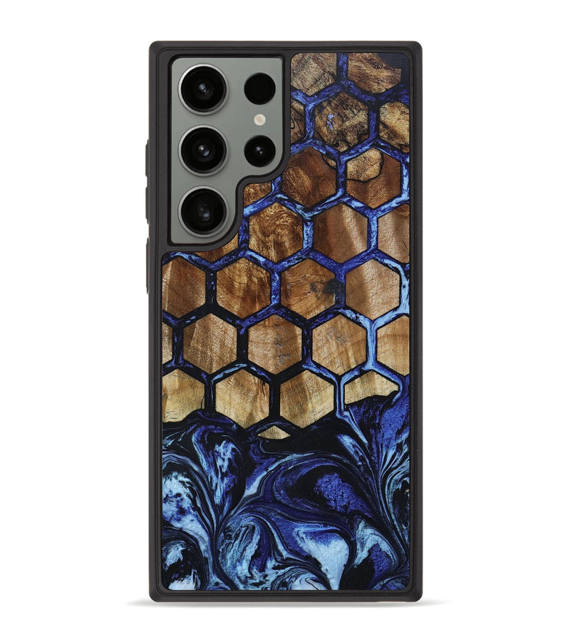 Galaxy S23 Ultra Wood+Resin Phone Case - Rita (Pattern, 648741)