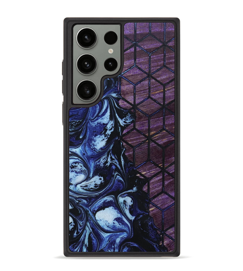Galaxy S23 Ultra Wood+Resin Phone Case - Katelyn (Pattern, 648748)