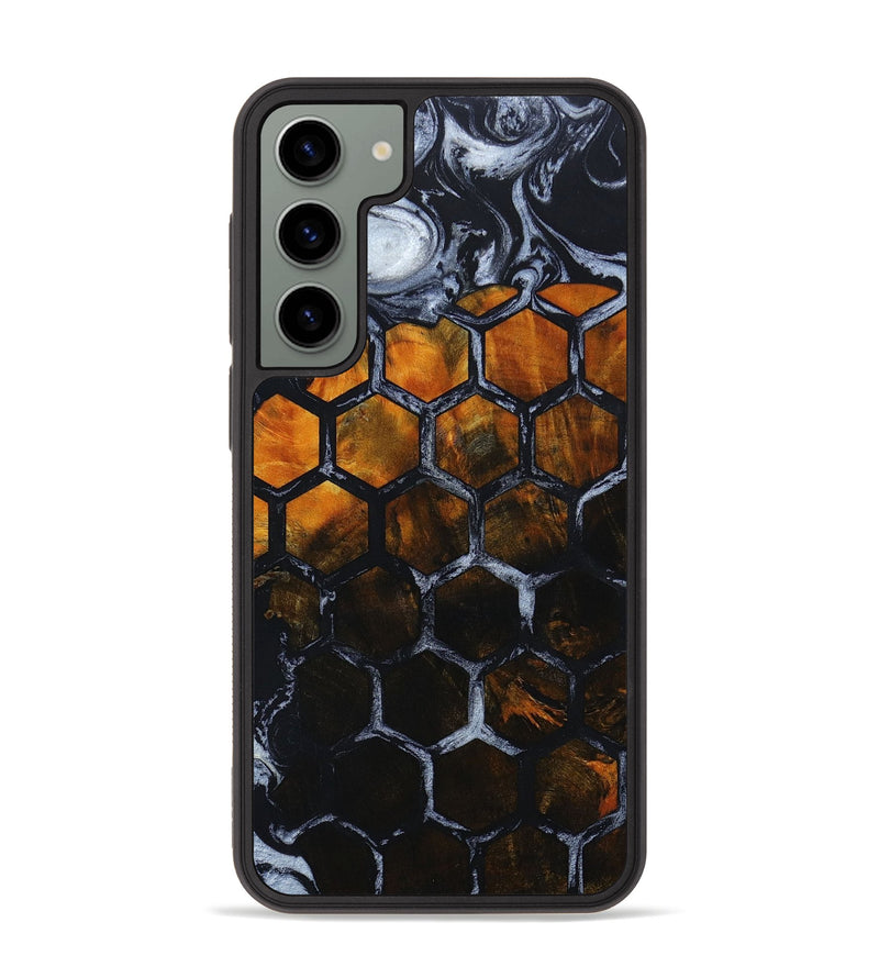 Galaxy S23 Plus Wood+Resin Phone Case - Aaliyah (Pattern, 648753)