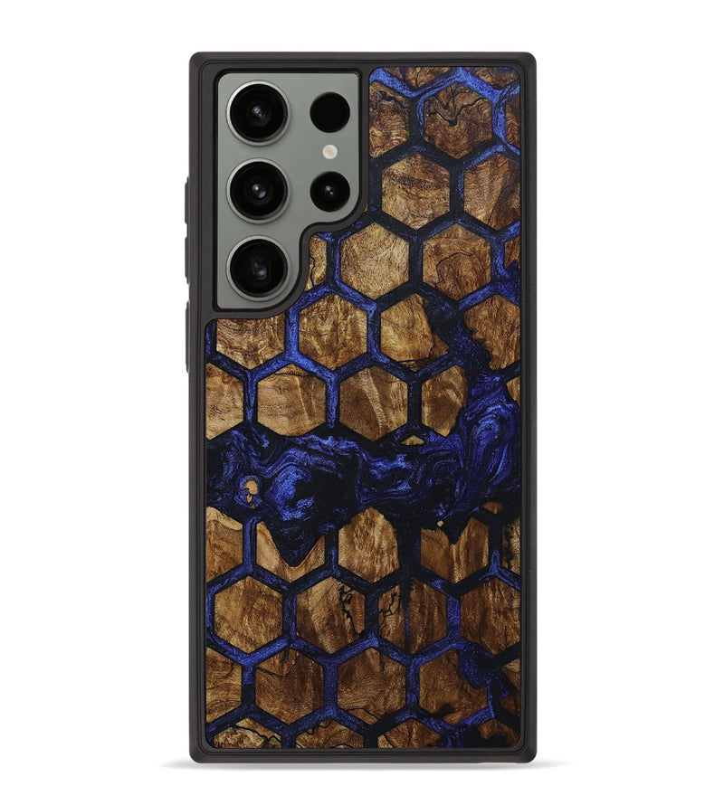 Galaxy S23 Ultra Wood+Resin Phone Case - Krystal (Pattern, 648754)