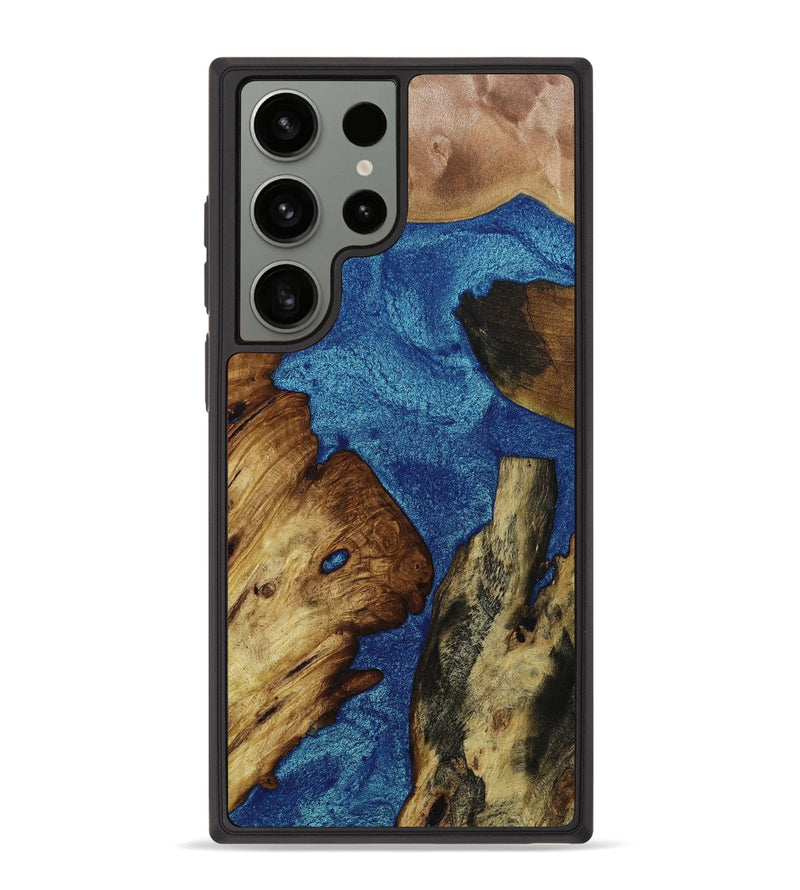 Galaxy S23 Ultra Wood+Resin Phone Case - Dylan (Mosaic, 648769)