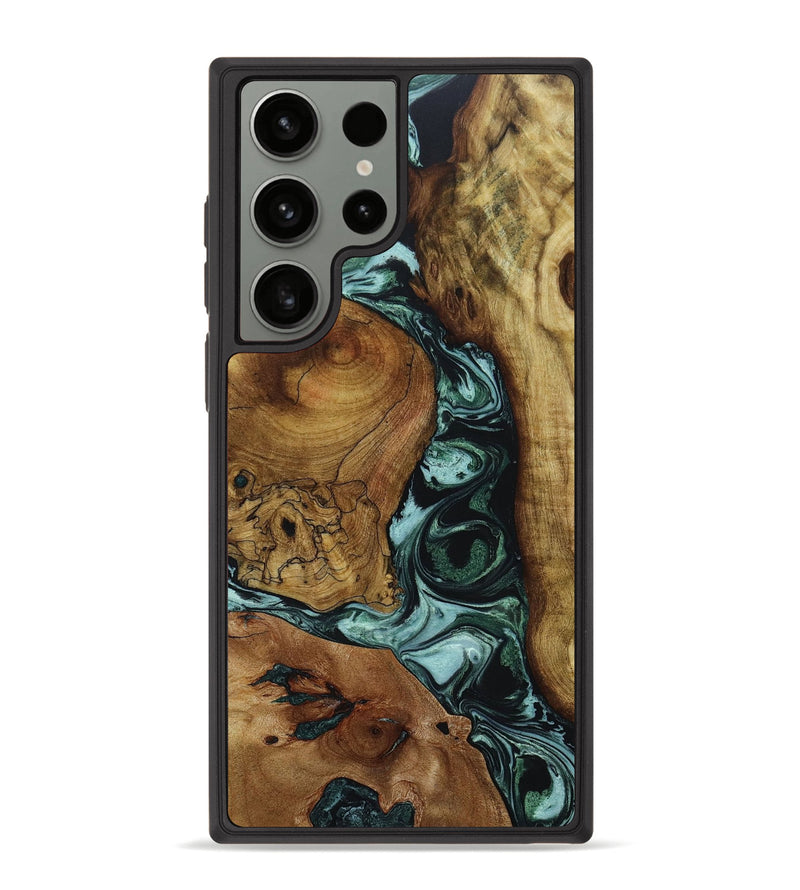 Galaxy S23 Ultra Wood+Resin Phone Case - Dawson (Mosaic, 648775)