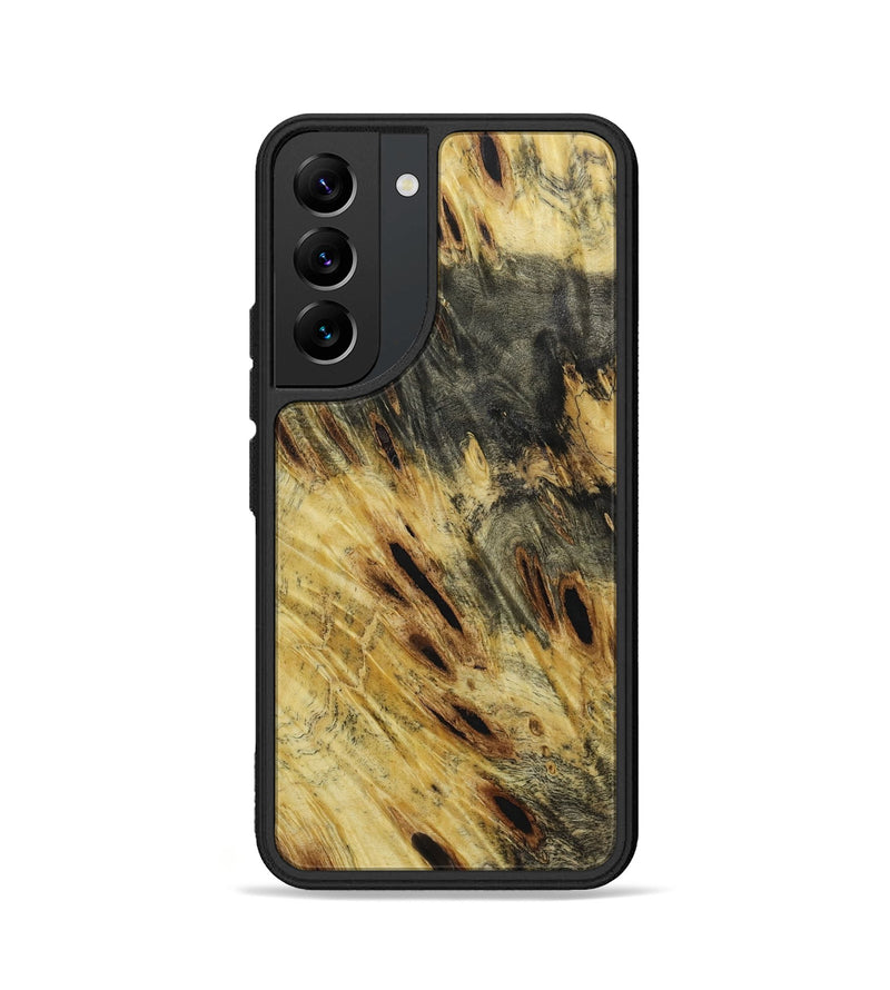 Galaxy S22 Wood+Resin Phone Case - Daisy (Wood Burl, 648787)