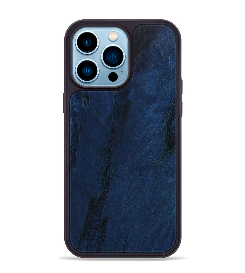 iPhone 14 Pro Max Wood+Resin Phone Case - Ericka (Wood Burl, 648788)