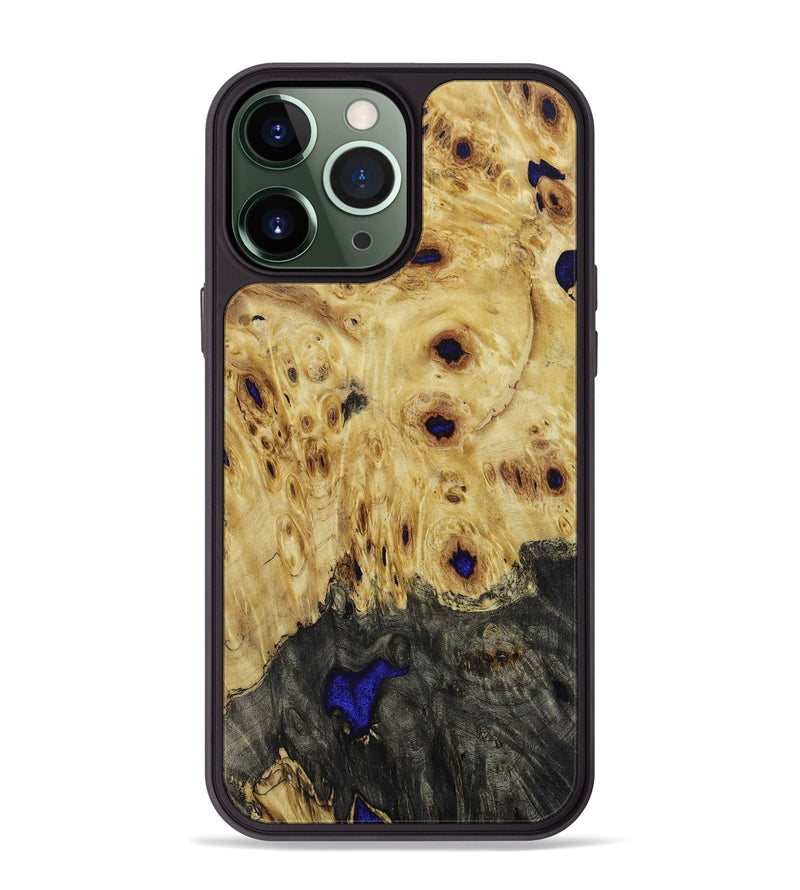 iPhone 13 Pro Max Wood+Resin Phone Case - Jalen (Wood Burl, 648790)