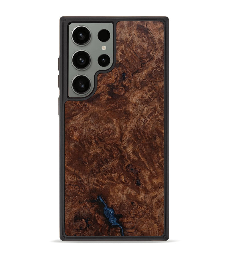 Galaxy S23 Ultra Wood+Resin Phone Case - Mike (Wood Burl, 648793)