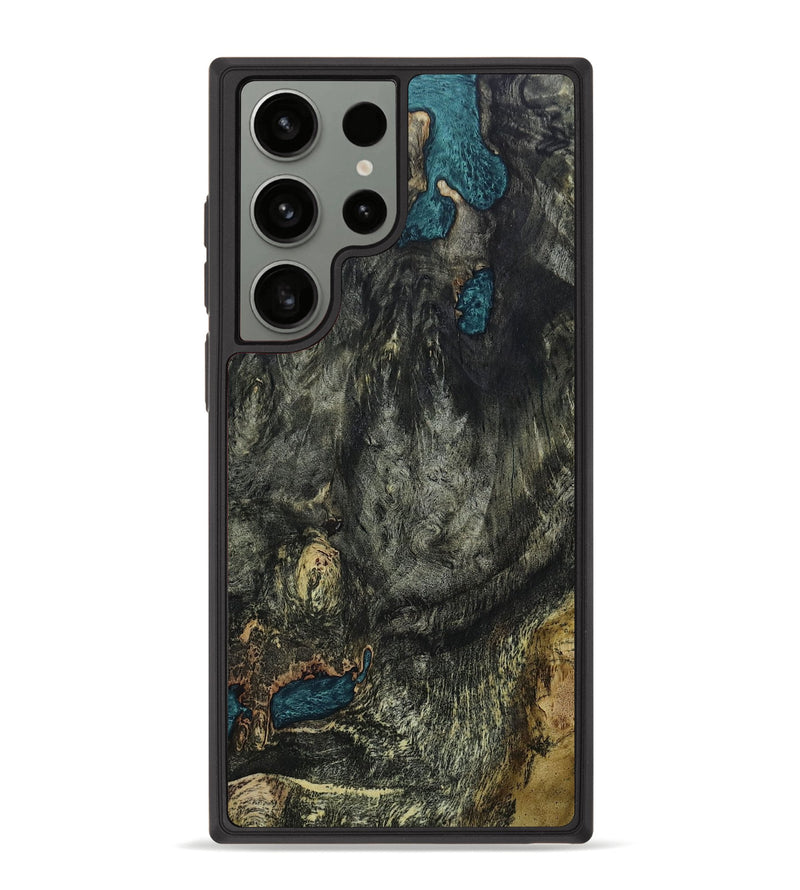 Galaxy S23 Ultra Wood+Resin Phone Case - Annabelle (Wood Burl, 648796)