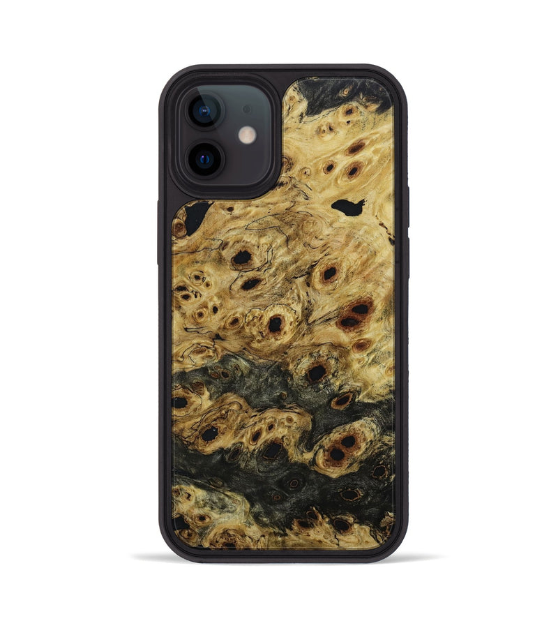 iPhone 12 Wood+Resin Phone Case - Miles (Wood Burl, 648797)