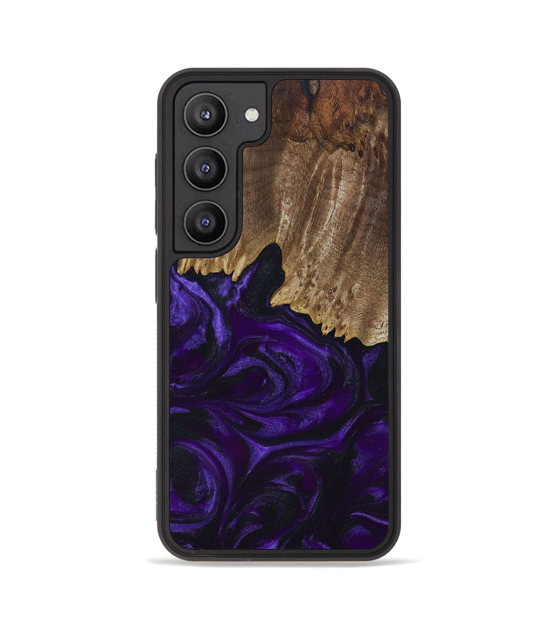 Galaxy S23 Wood+Resin Phone Case - Collins (Purple, 648878)