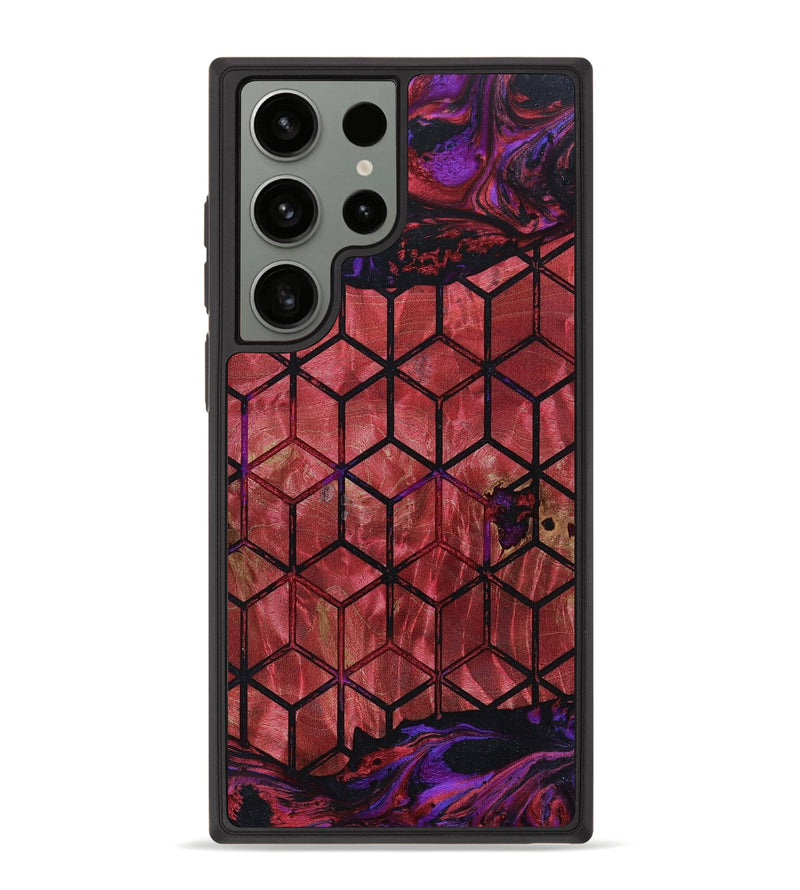 Galaxy S23 Ultra Wood+Resin Phone Case - Maxine (Pattern, 649030)