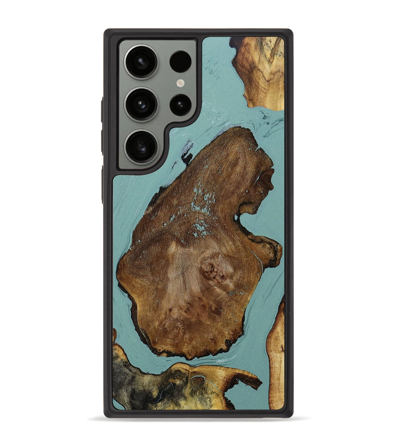 Galaxy S23 Ultra Wood+Resin Phone Case - Sadie (Mosaic, 649069)