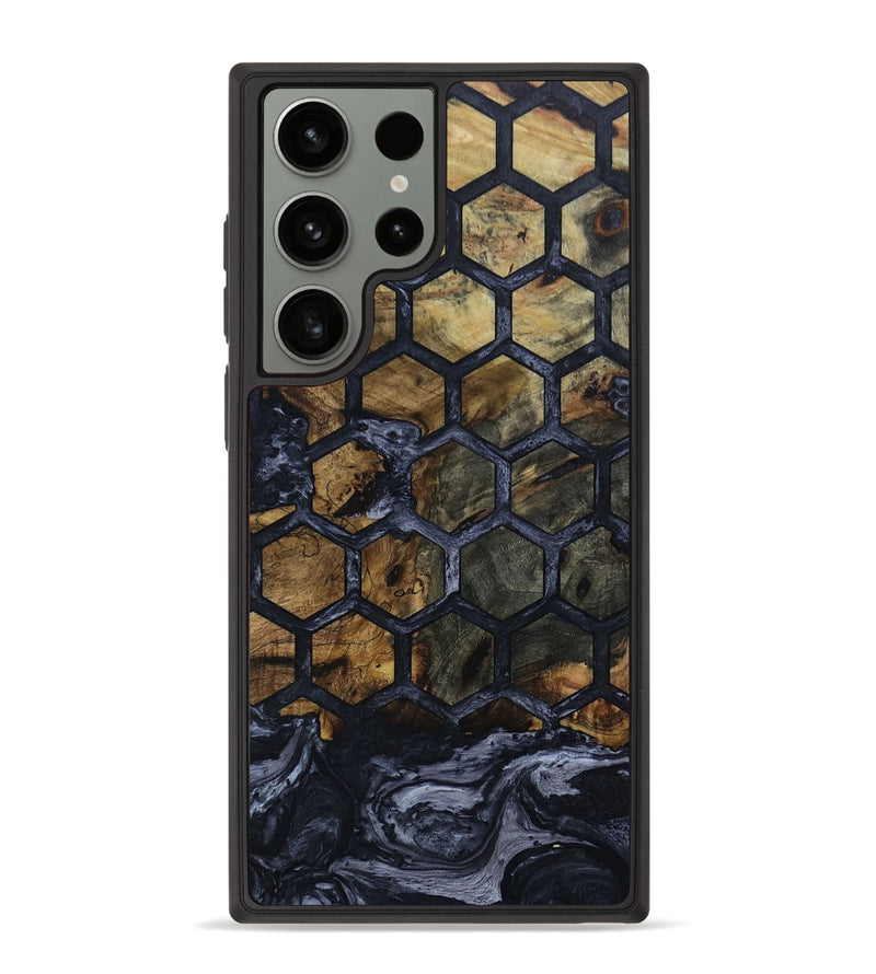 Galaxy S23 Ultra Wood+Resin Phone Case - Messiah (Pattern, 649084)