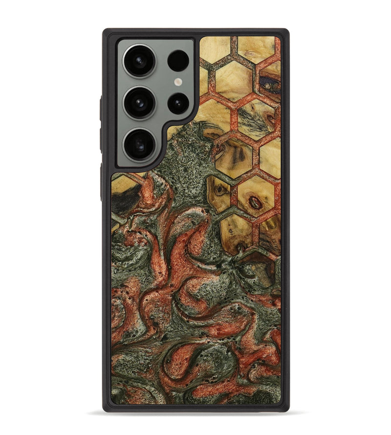 Galaxy S23 Ultra Wood+Resin Phone Case - Jared (Pattern, 649104)