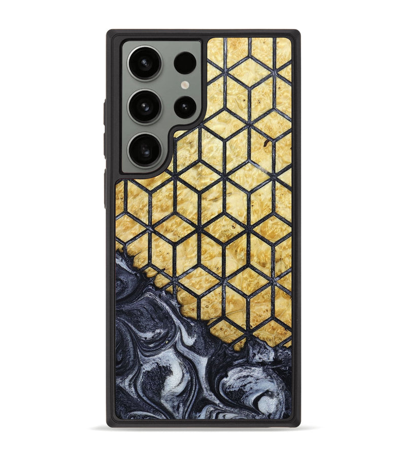 Galaxy S23 Ultra Wood+Resin Phone Case - Shannon (Pattern, 649106)