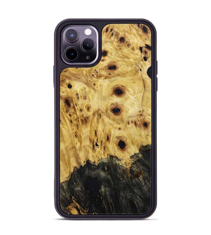 iPhone 11 Pro Max Wood+Resin Phone Case - Branden (Wood Burl, 649132)