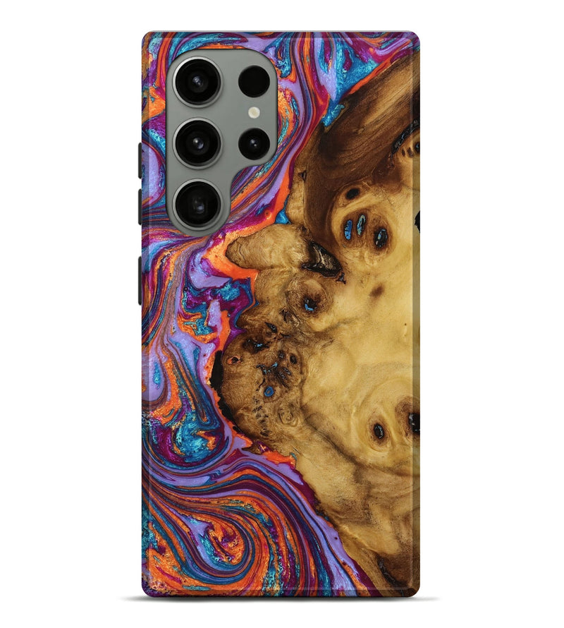 Galaxy S23 Ultra Wood+Resin Live Edge Phone Case - Braelynn (Purple, 649158)