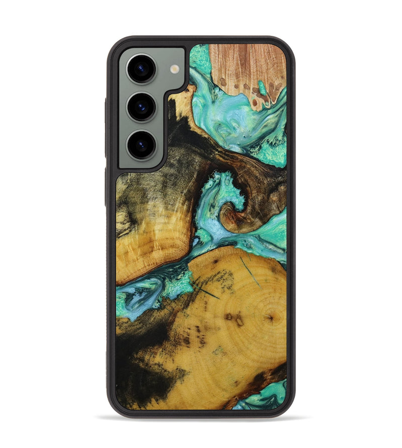 Galaxy S23 Plus Wood+Resin Phone Case - Connie (Mosaic, 649269)