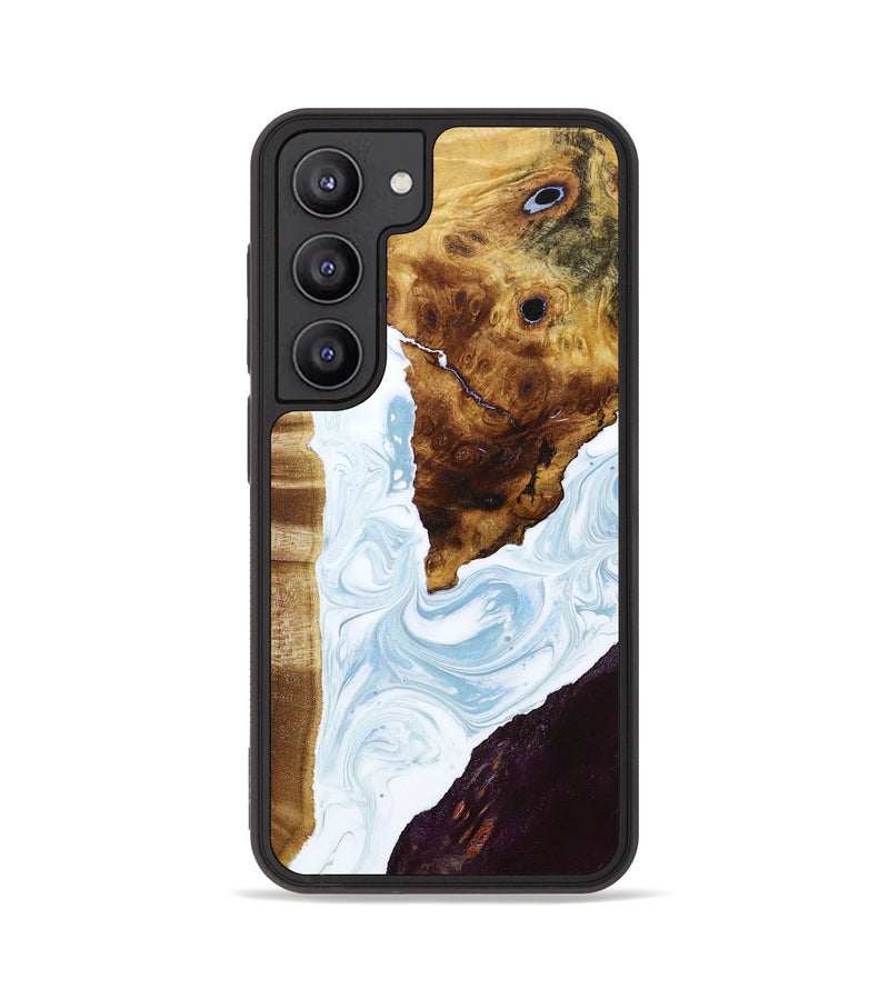 Galaxy S23 Wood+Resin Phone Case - Atlas (Mosaic, 649271)