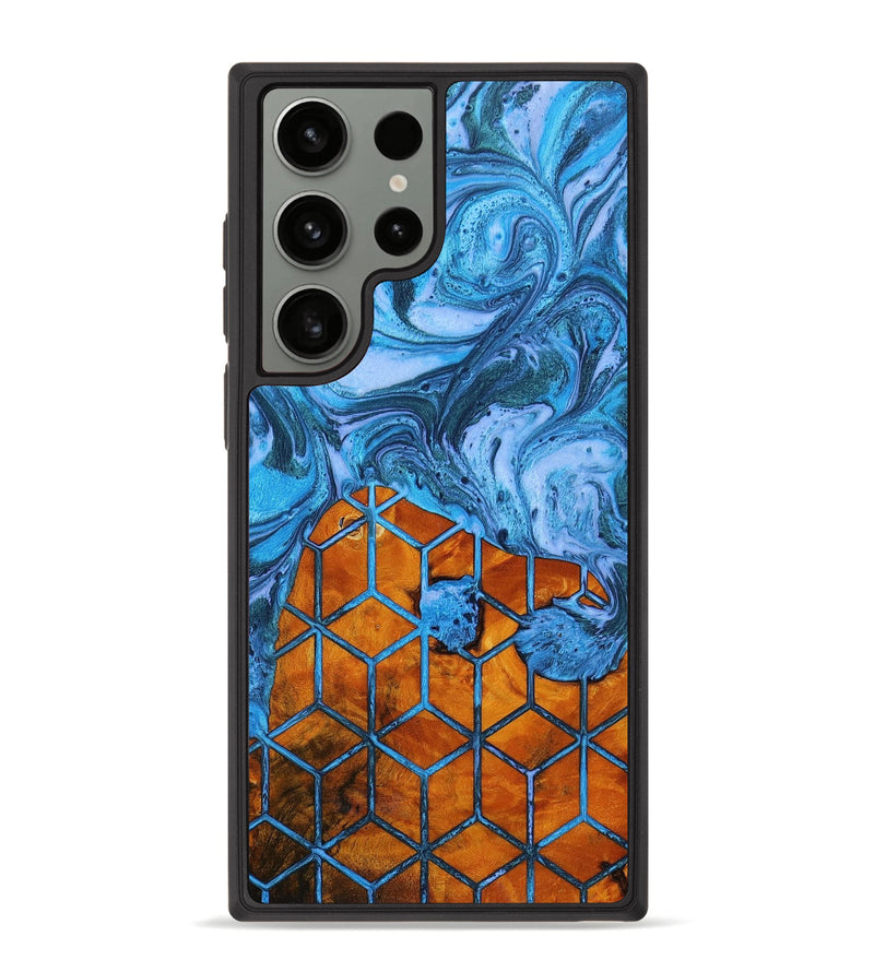 Galaxy S23 Ultra Wood+Resin Phone Case - Braelynn (Pattern, 649417)