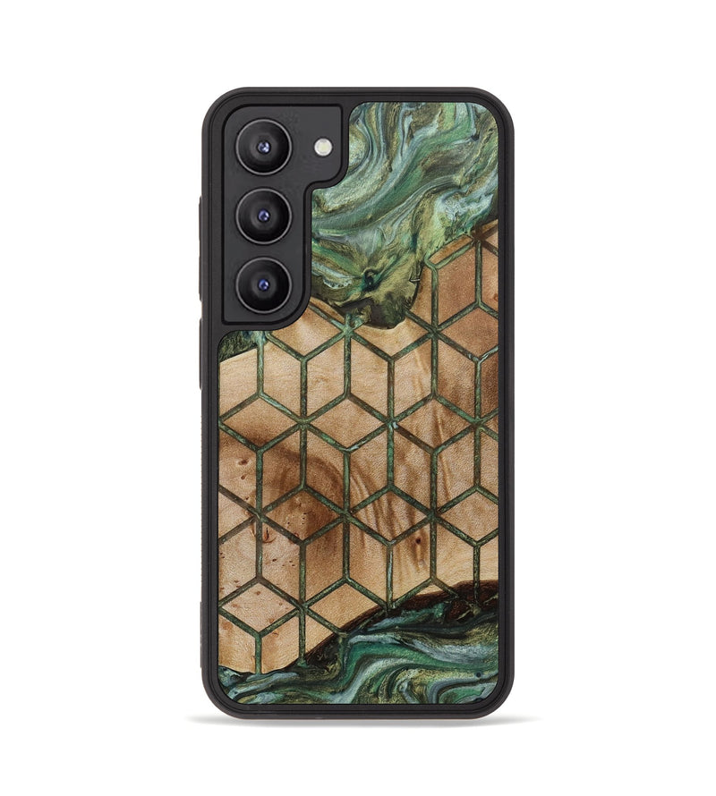 Galaxy S23 Wood+Resin Phone Case - Raegan (Pattern, 649423)