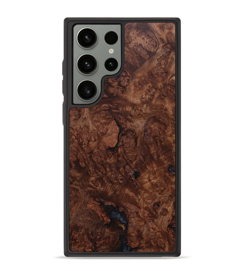 Galaxy S23 Ultra Wood+Resin Phone Case - Cristina (Wood Burl, 649438)