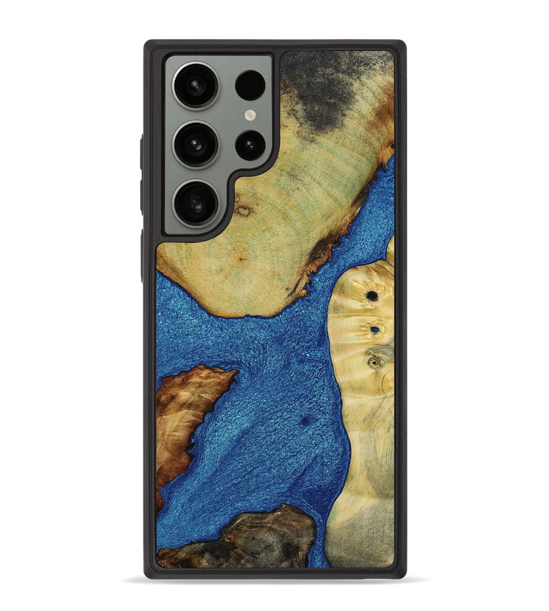 Galaxy S23 Ultra Wood+Resin Phone Case - Cooper (Mosaic, 649479)