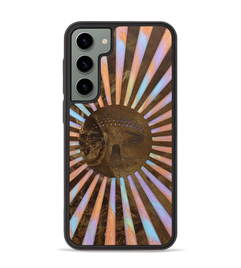Galaxy S23 Plus Wood+Resin Phone Case - Waylon (Retro, 649489)