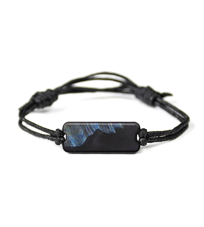 Classic Wood+Resin Bracelet - Nina (Black & White, 649505)