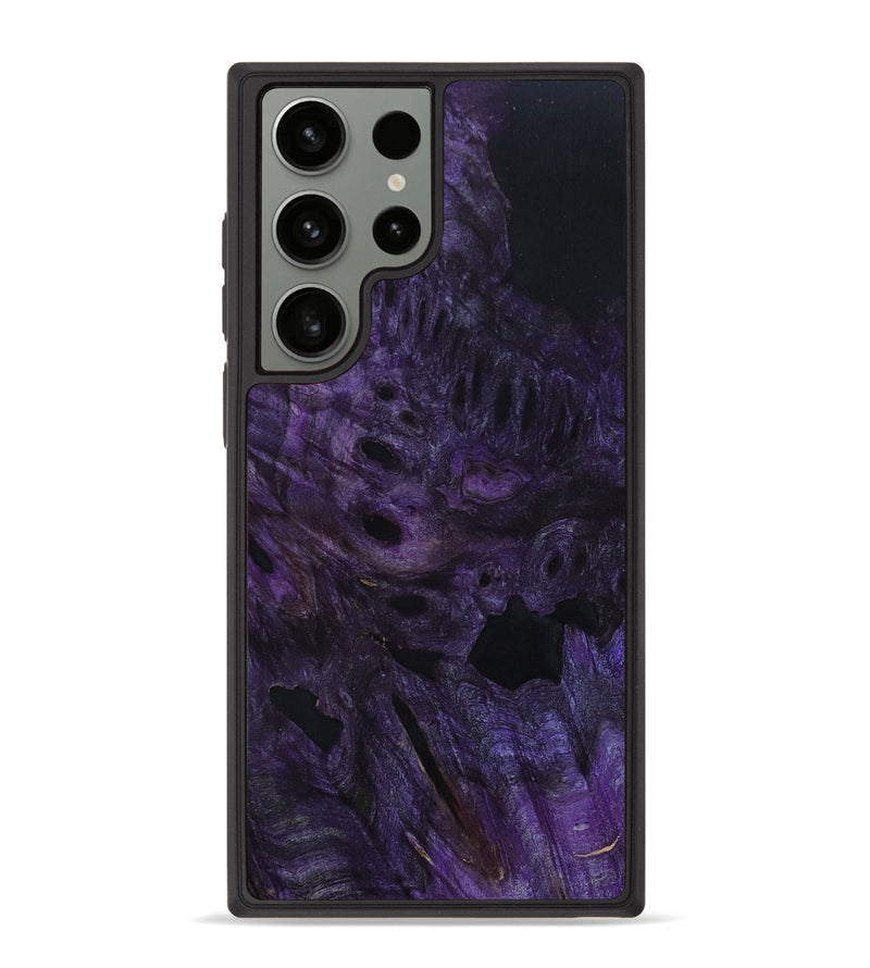 Galaxy S23 Ultra Wood+Resin Phone Case - Kaylin (Wood Burl, 649567)