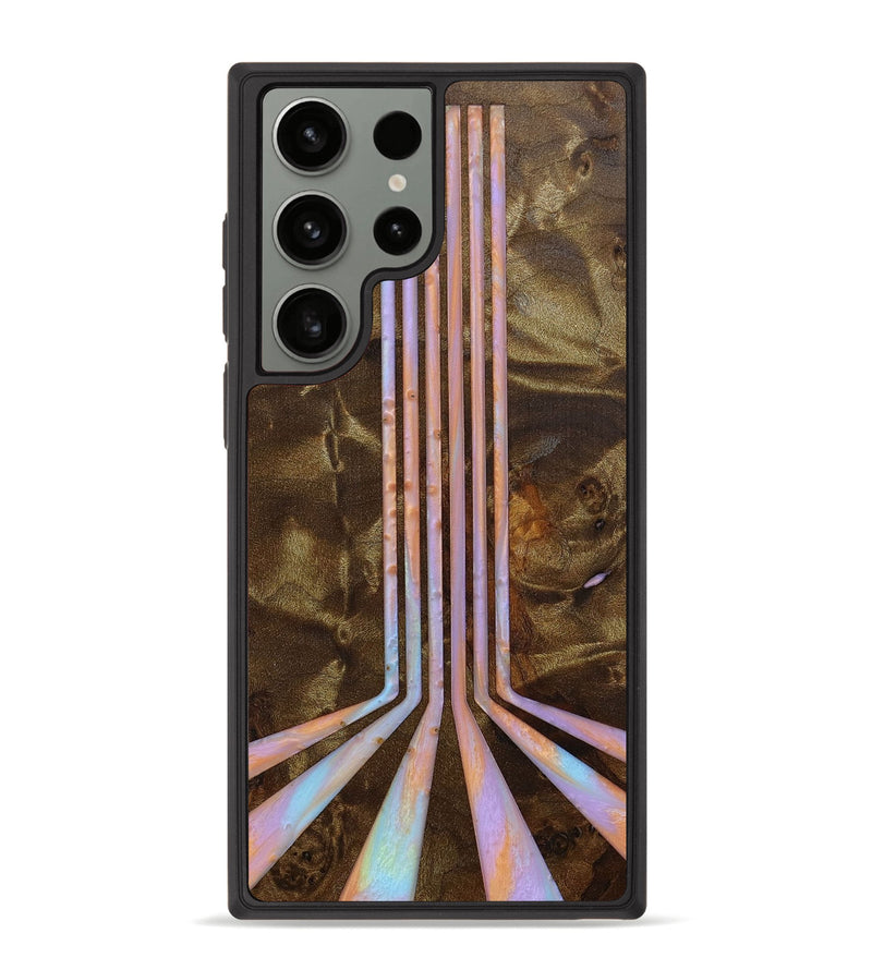 Galaxy S23 Ultra Wood+Resin Phone Case - Fabian (Retro, 649679)