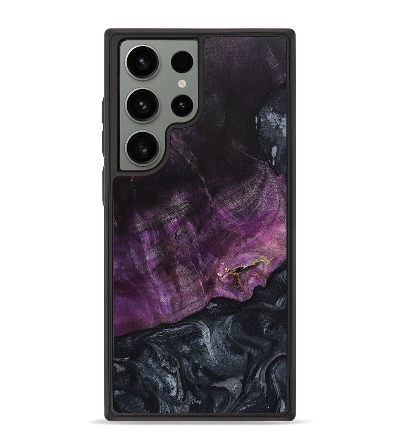 Galaxy S23 Ultra Wood+Resin Phone Case - Hazel (Gunmetal, 649700)